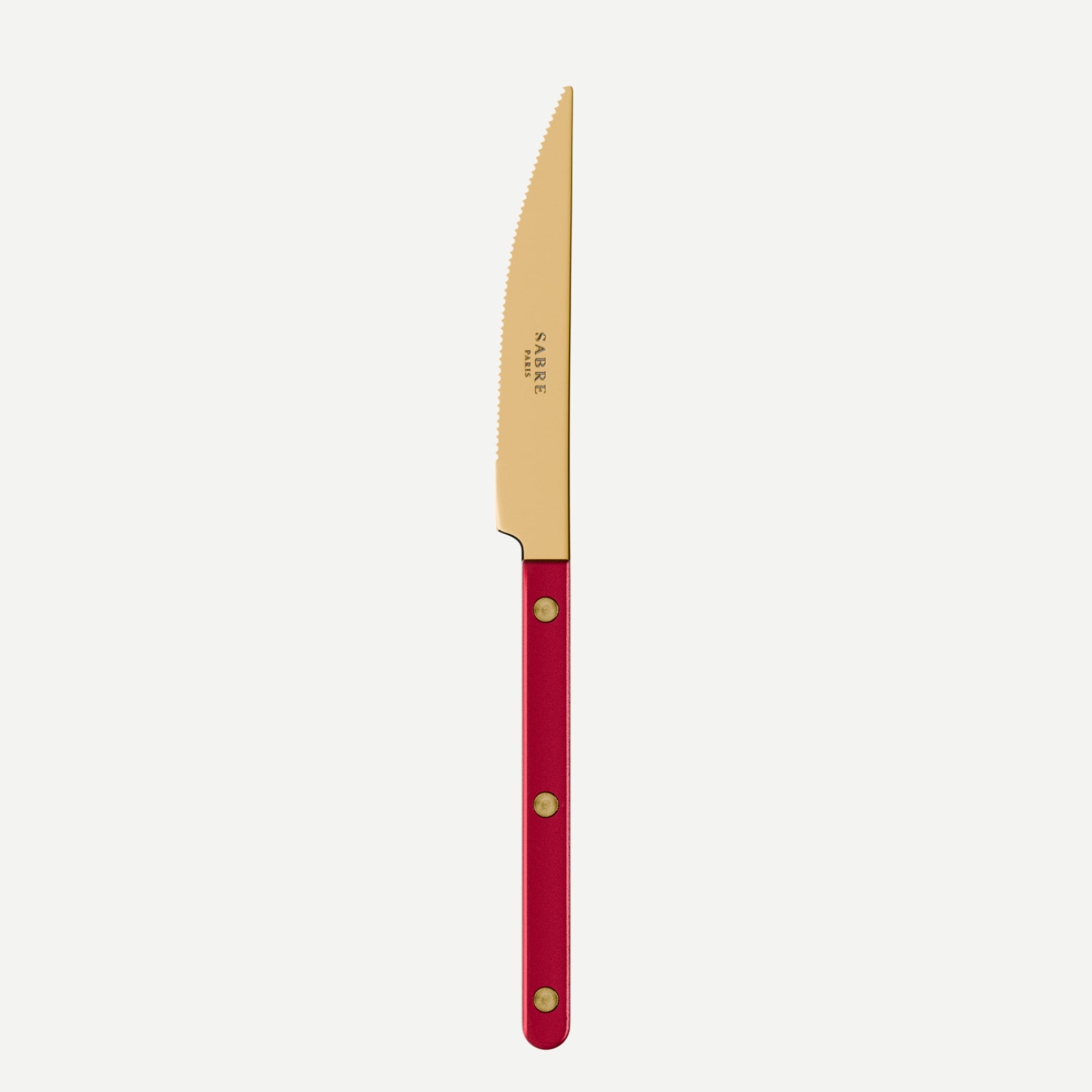 Bistrot Gold Pearly, Red - Dinner knife