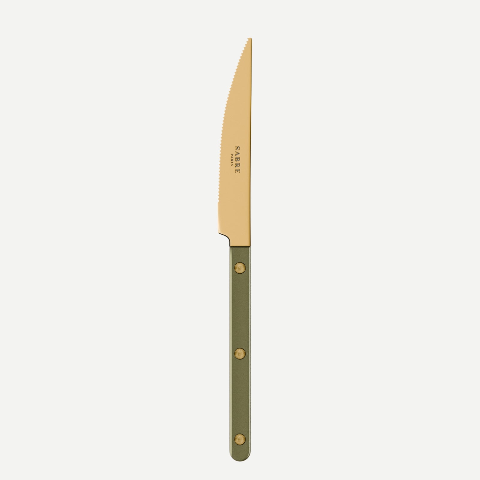 Bistrot Gold Pearly, Olive - Dinner knife