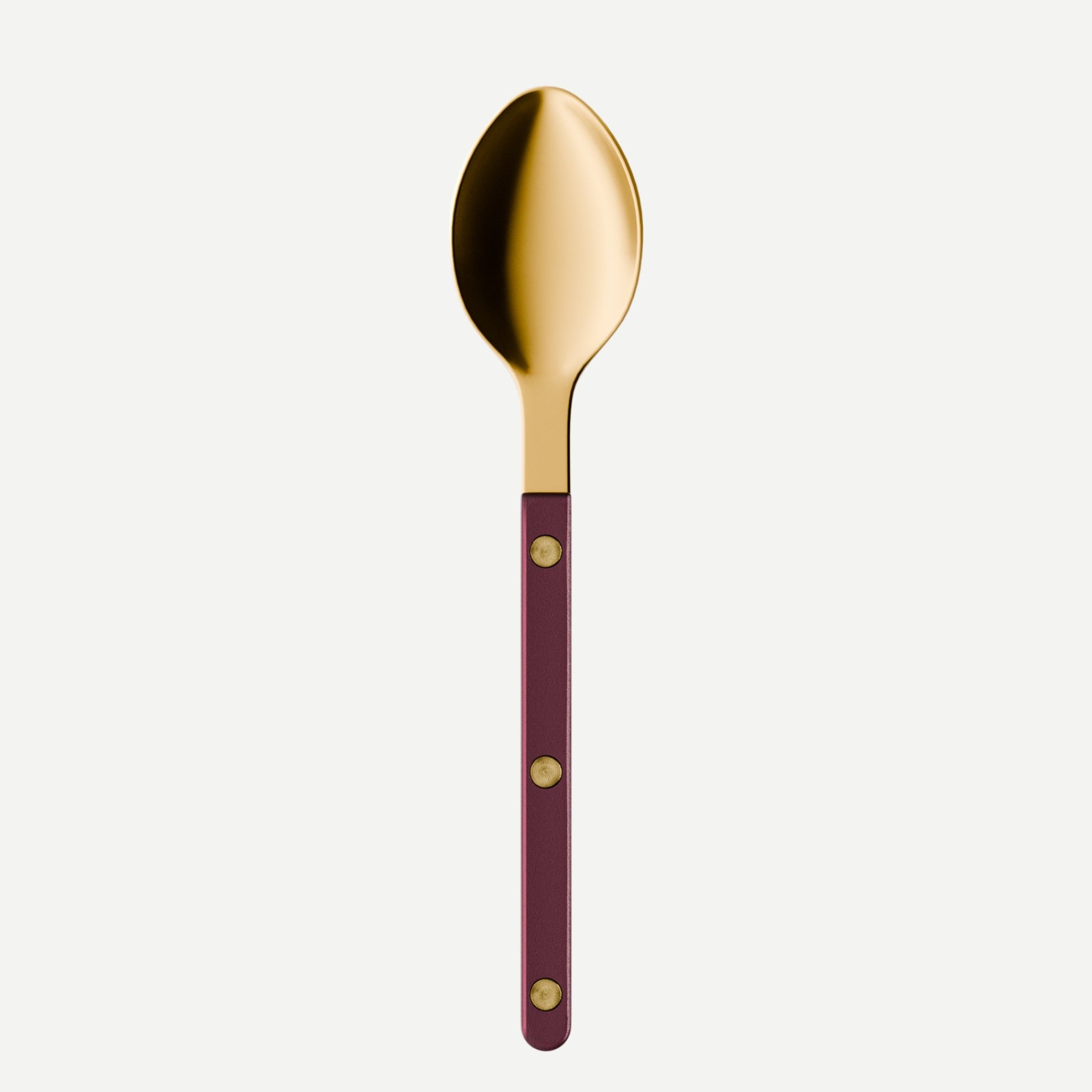 Bistrot Gold Pearly, Aubergine - Dessert spoon