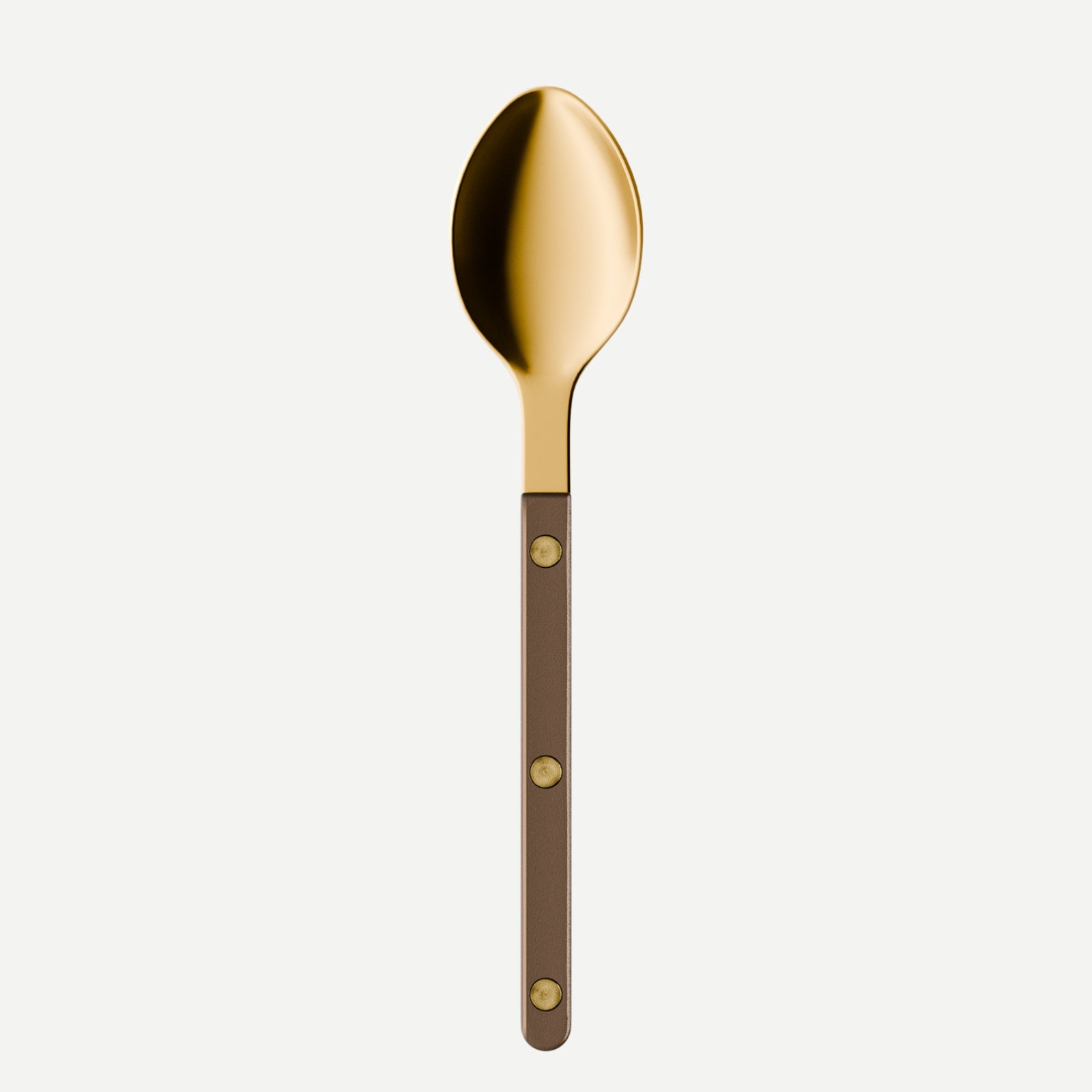 Bistrot Gold Pearly, Brown - Dessert spoon