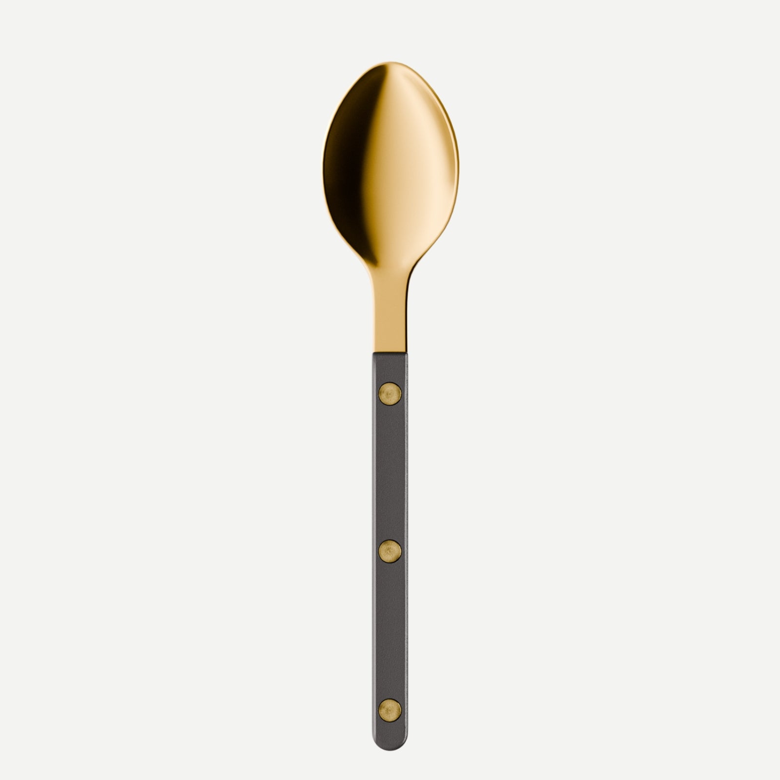 Bistrot Gold Pearly, Dark grey - Dessert spoon