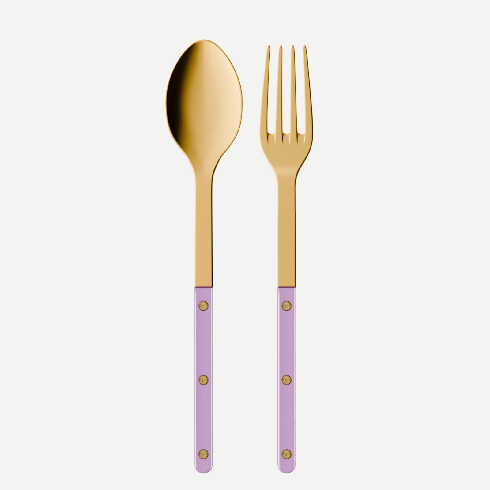 Bistrot Gold Pearly, Lilac - Serving set