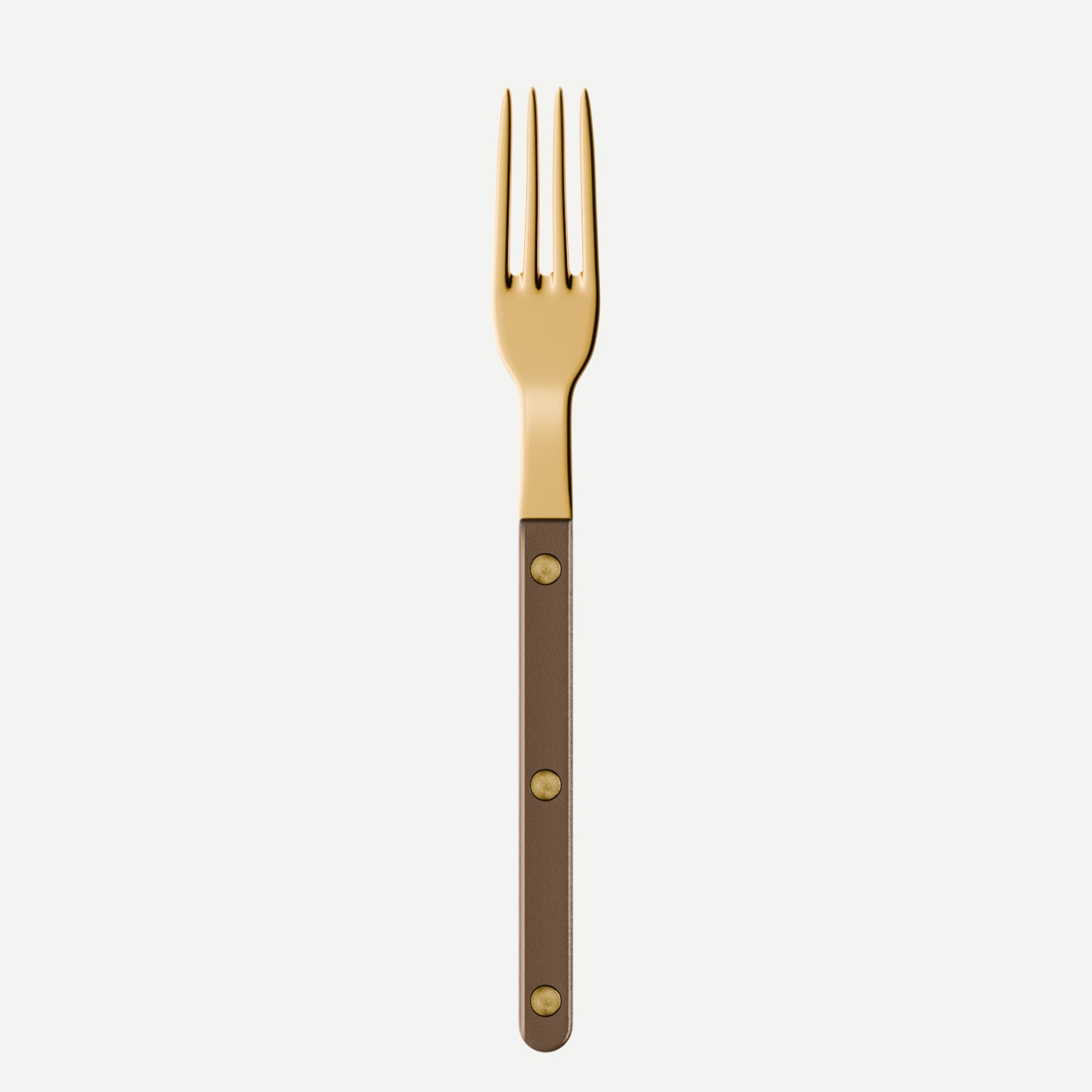 Bistrot Gold Pearly, Brown - Small fork