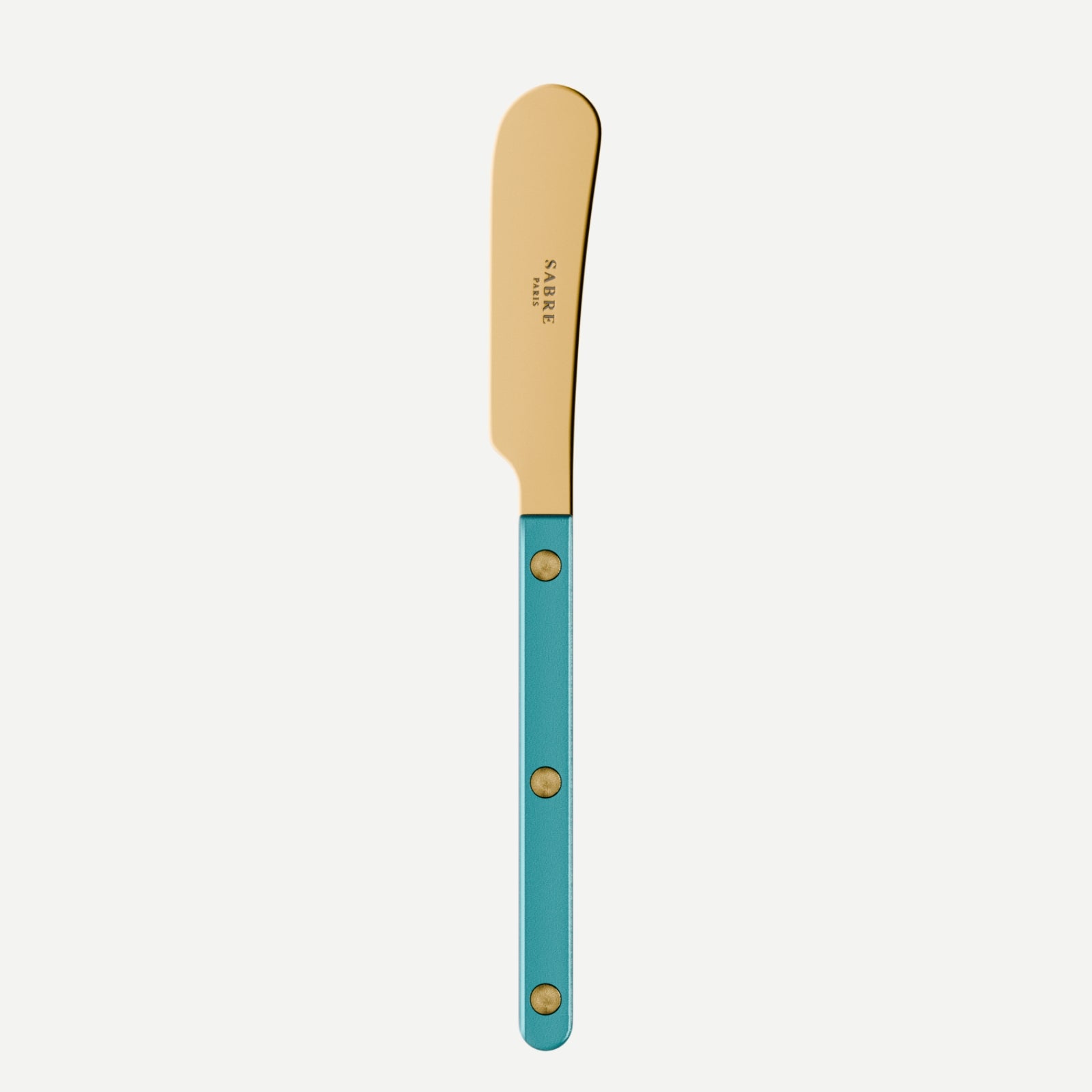 Bistrot Gold Pearly, Turquoise - Butter spreader