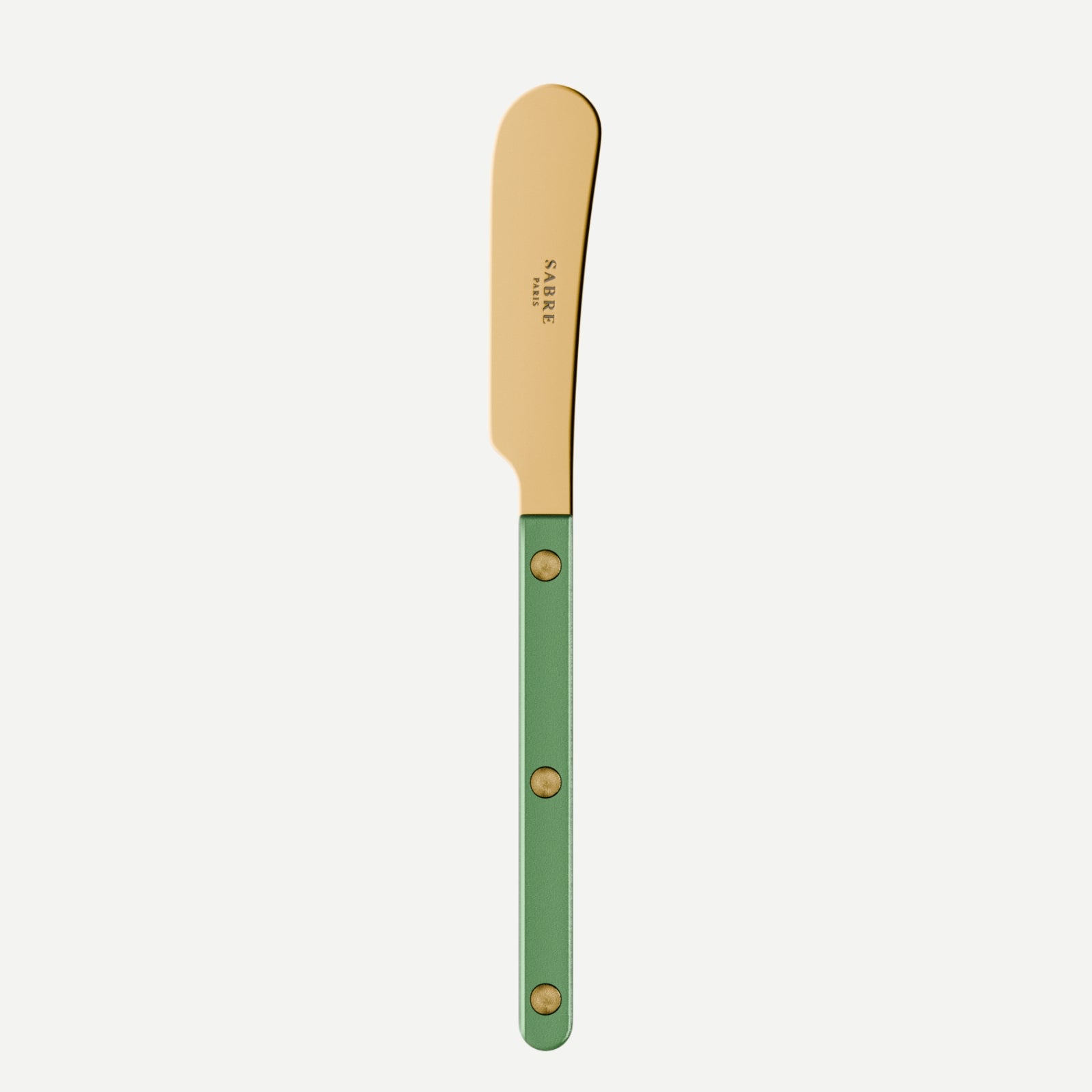 Bistrot Gold Pearly, Garden green - Butter spreader