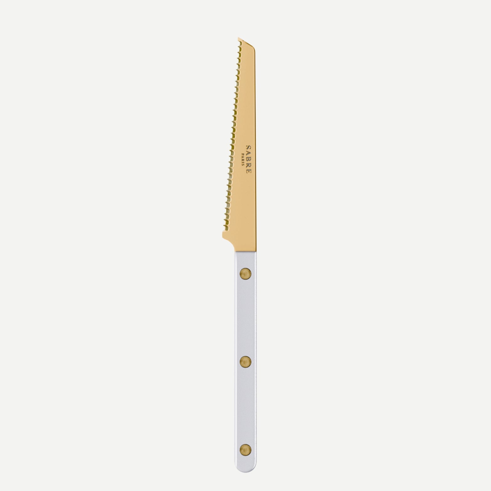 Bistrot Gold Pearly, White - Tomato knife