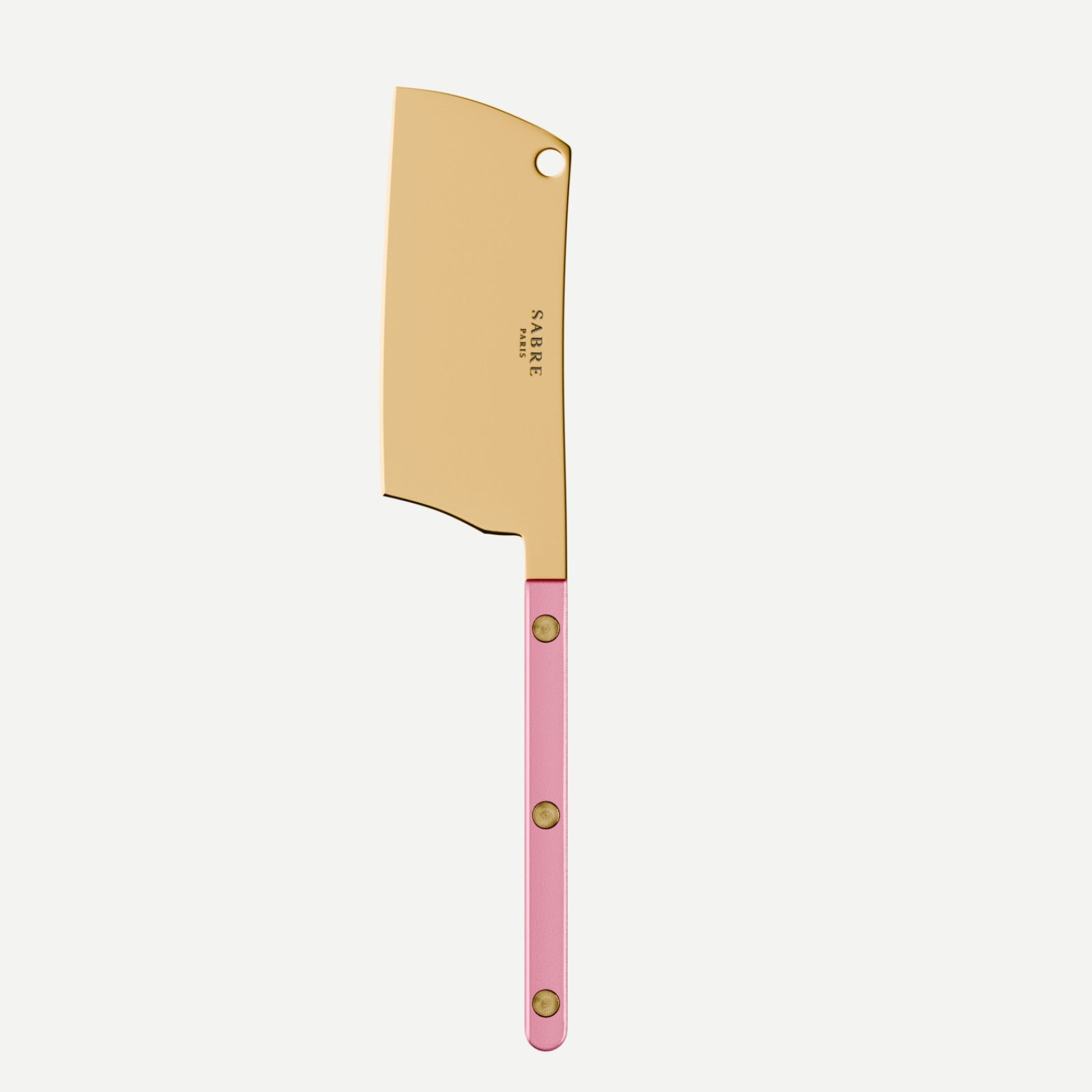 Bistrot Gold color Pearly, Soft pink - Cheese cleaver - Sabre UK