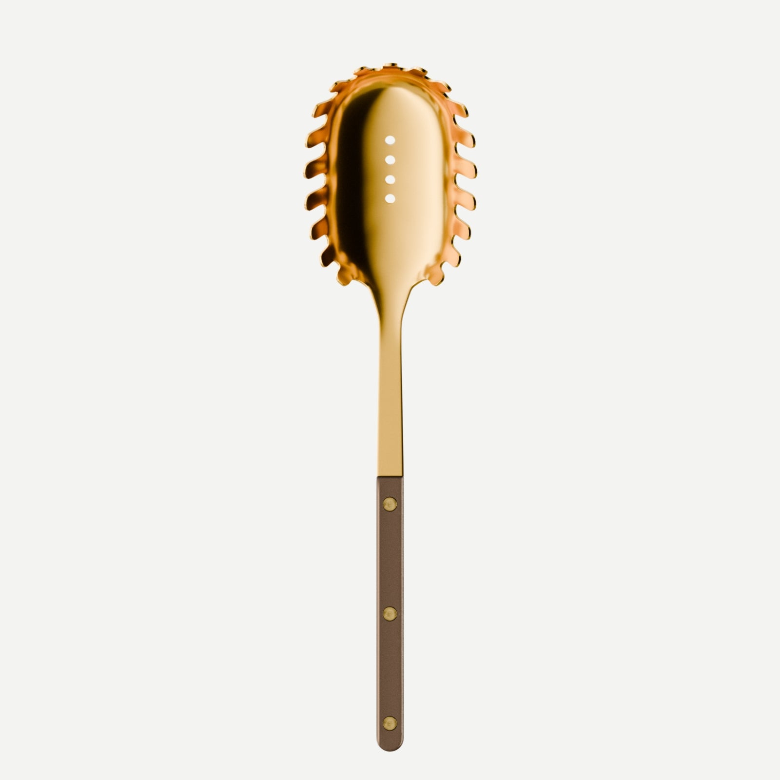 Bistrot Gold Pearly, Brown - Spaghetti spoon
