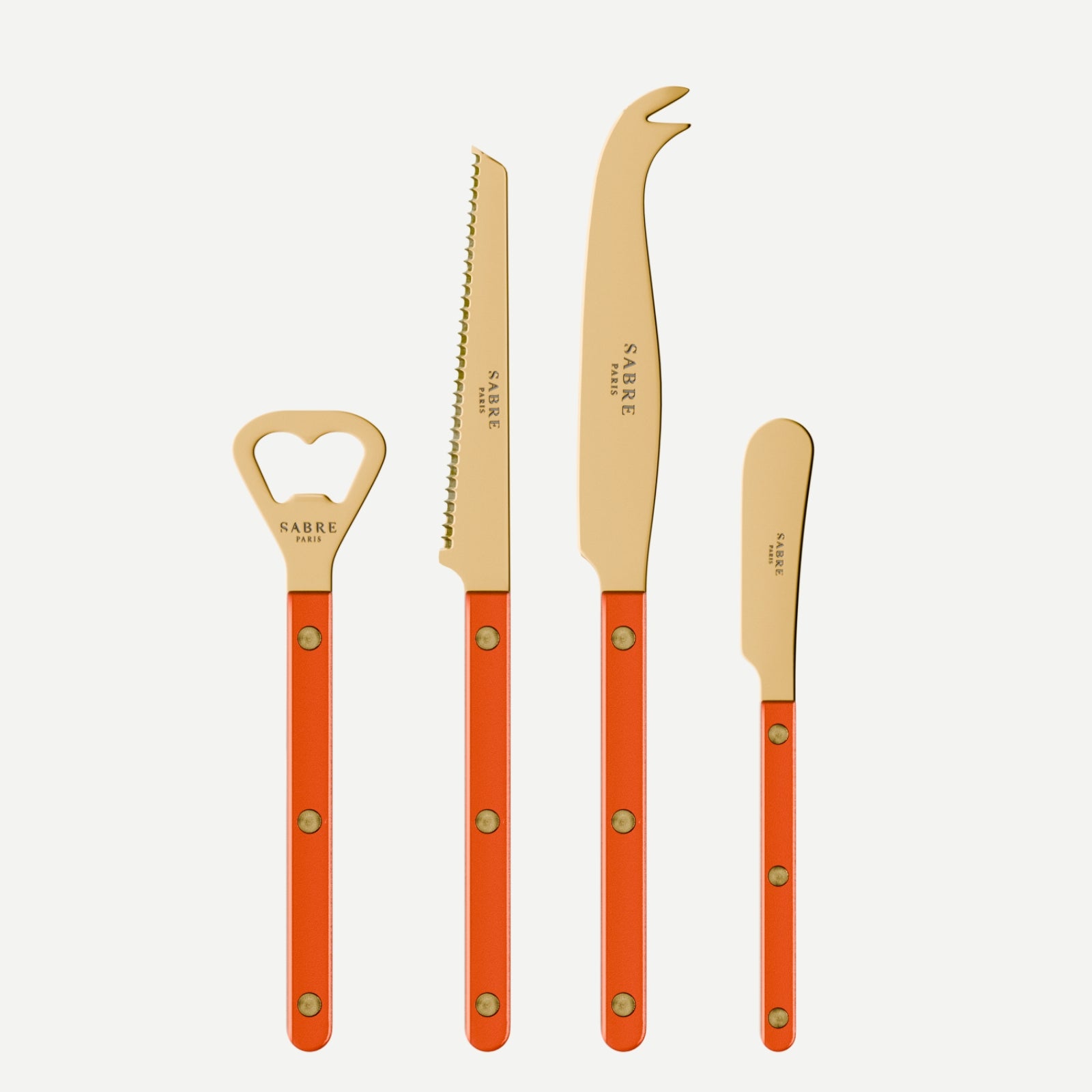 Bistrot Gold Pearly, Orange - Bistrot aperitif set