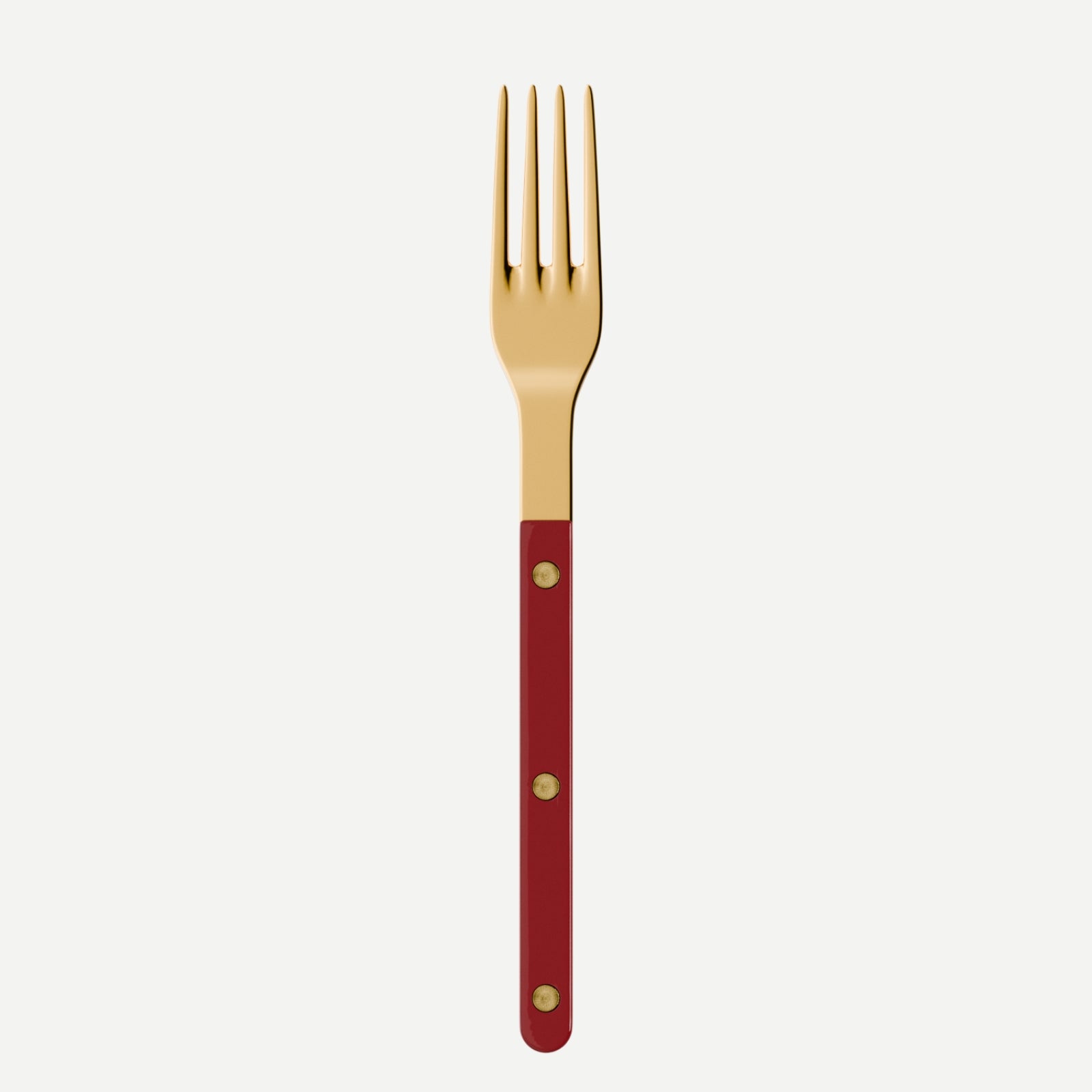 Bistrot Gold Solid, Burgundy - Dinner fork