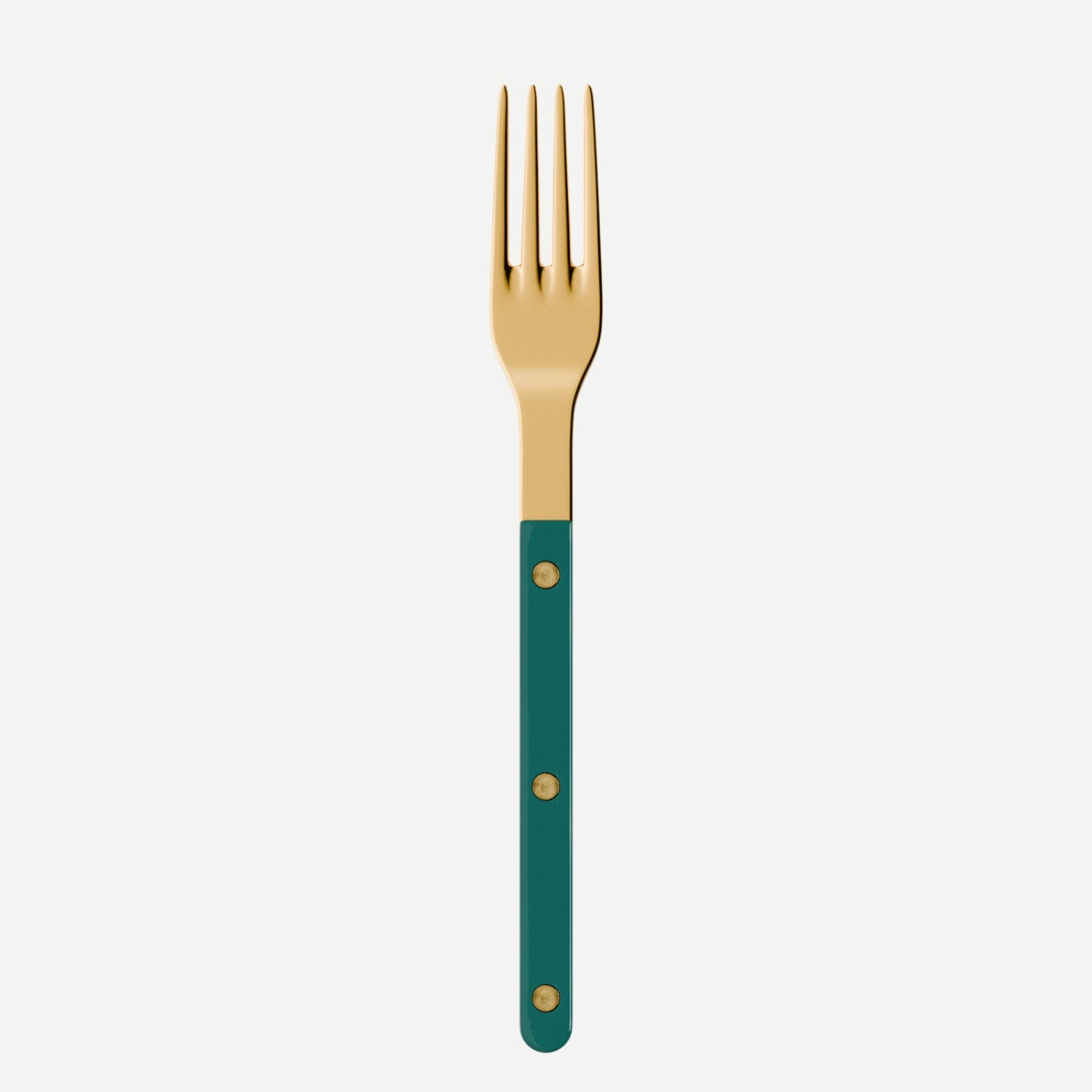 Bistrot Gold Solid, Aquamarine - Dinner fork
