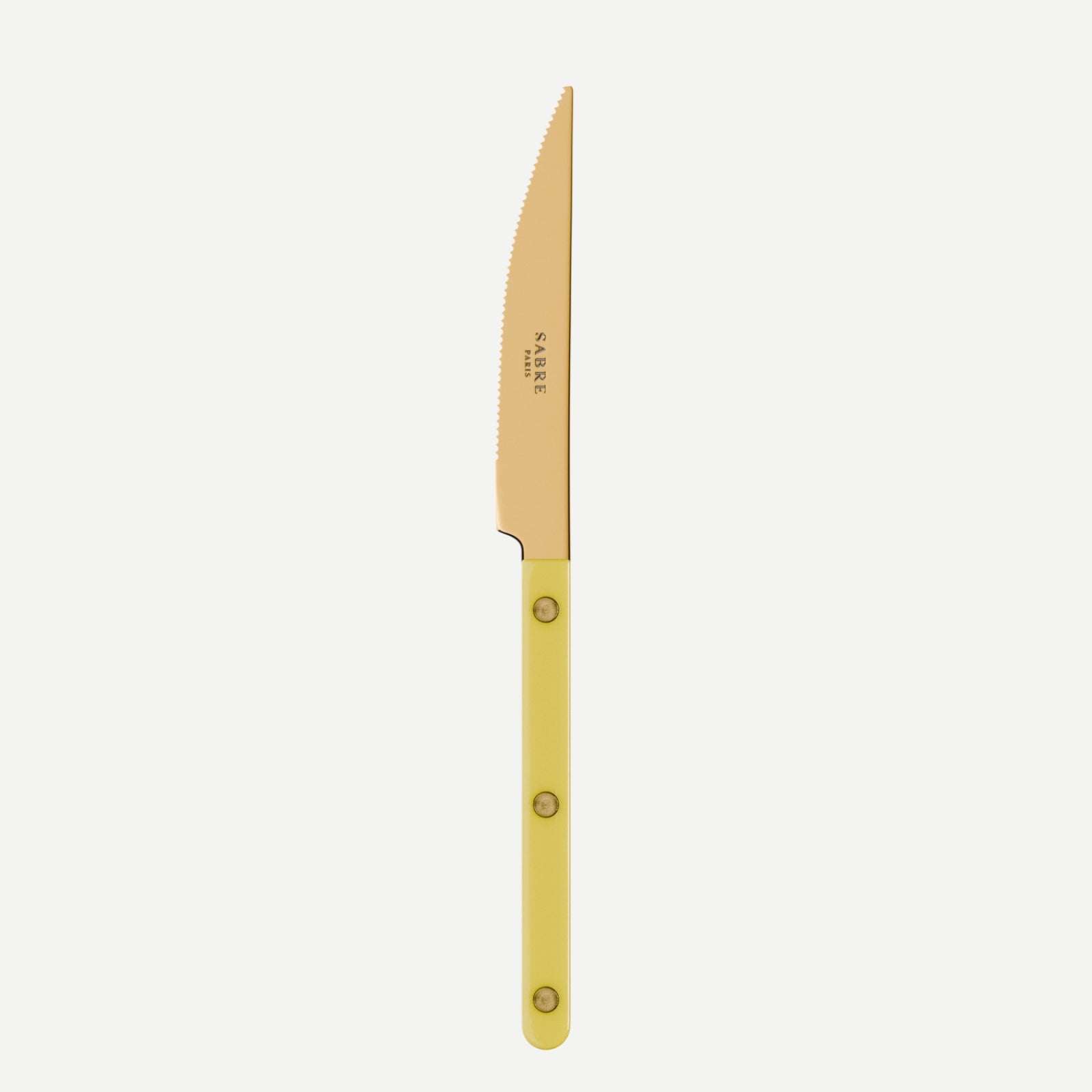 Bistrot Gold Solid, Yellow - Dinner knife