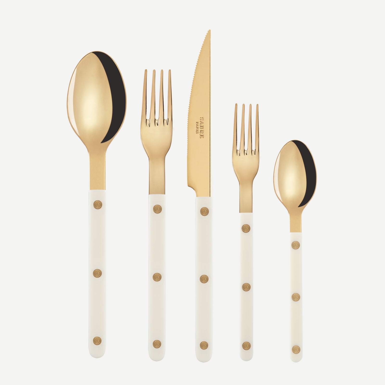 Bistrot Gold Solid, Ivory