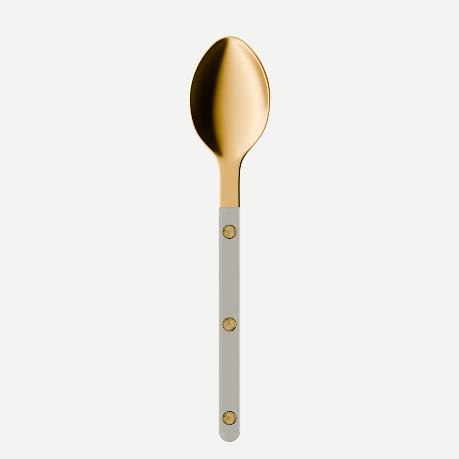 Bistrot Gold Solid, Grey - Dessert spoon