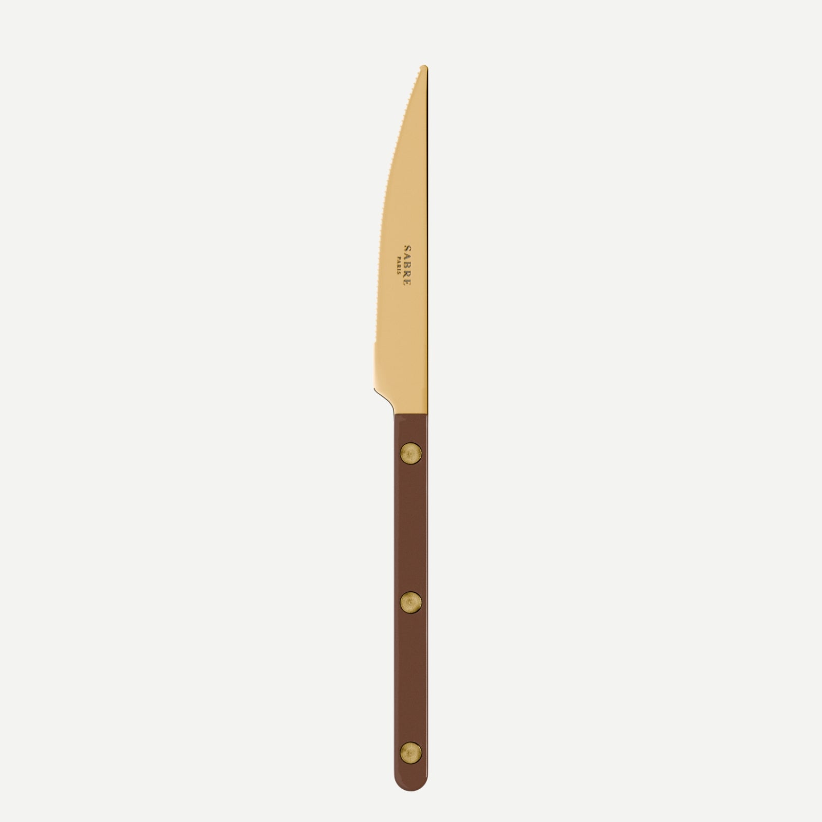 Bistrot Gold Solid, Chocolate - Dessert knife