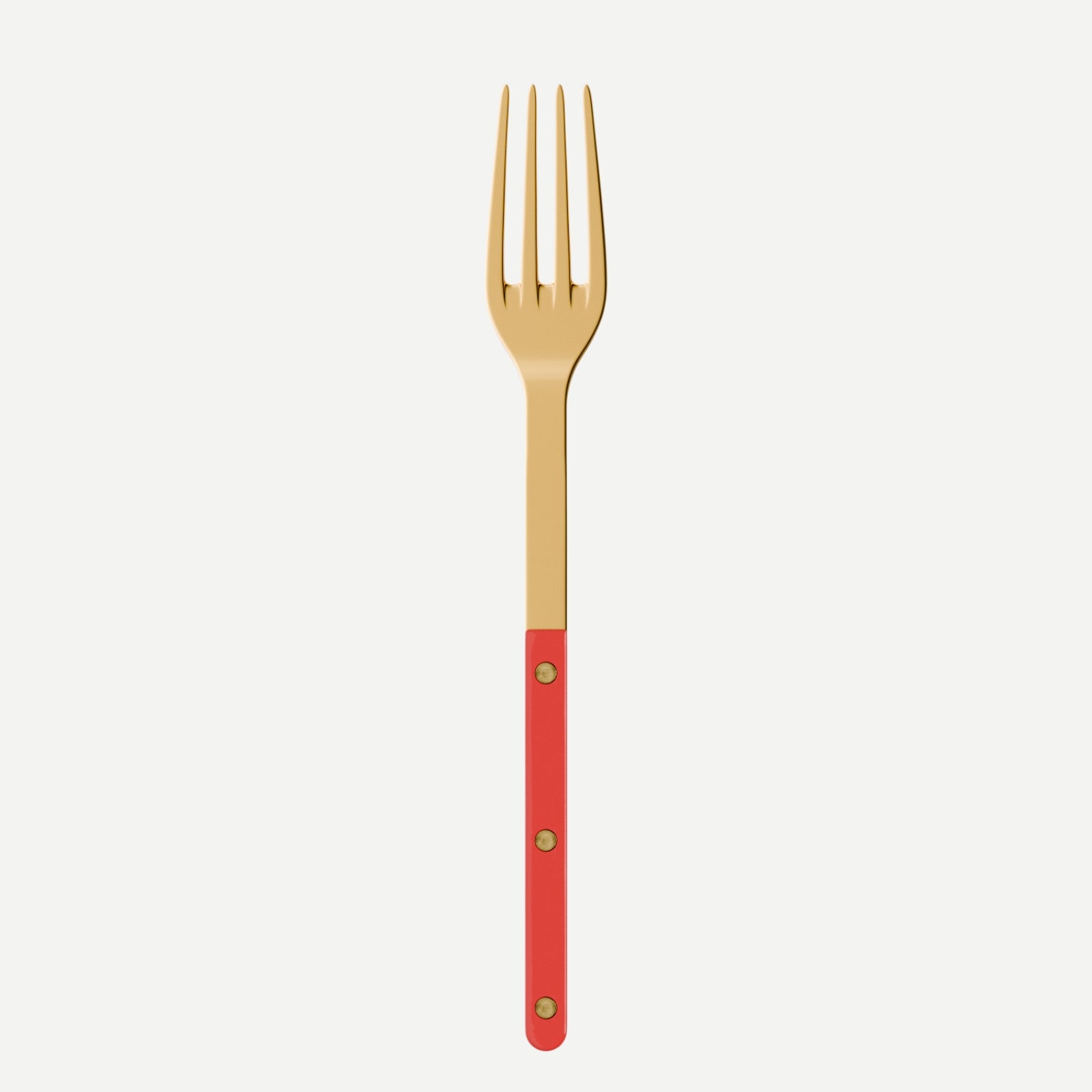 Bistrot Gold Solid, Red - Serving fork