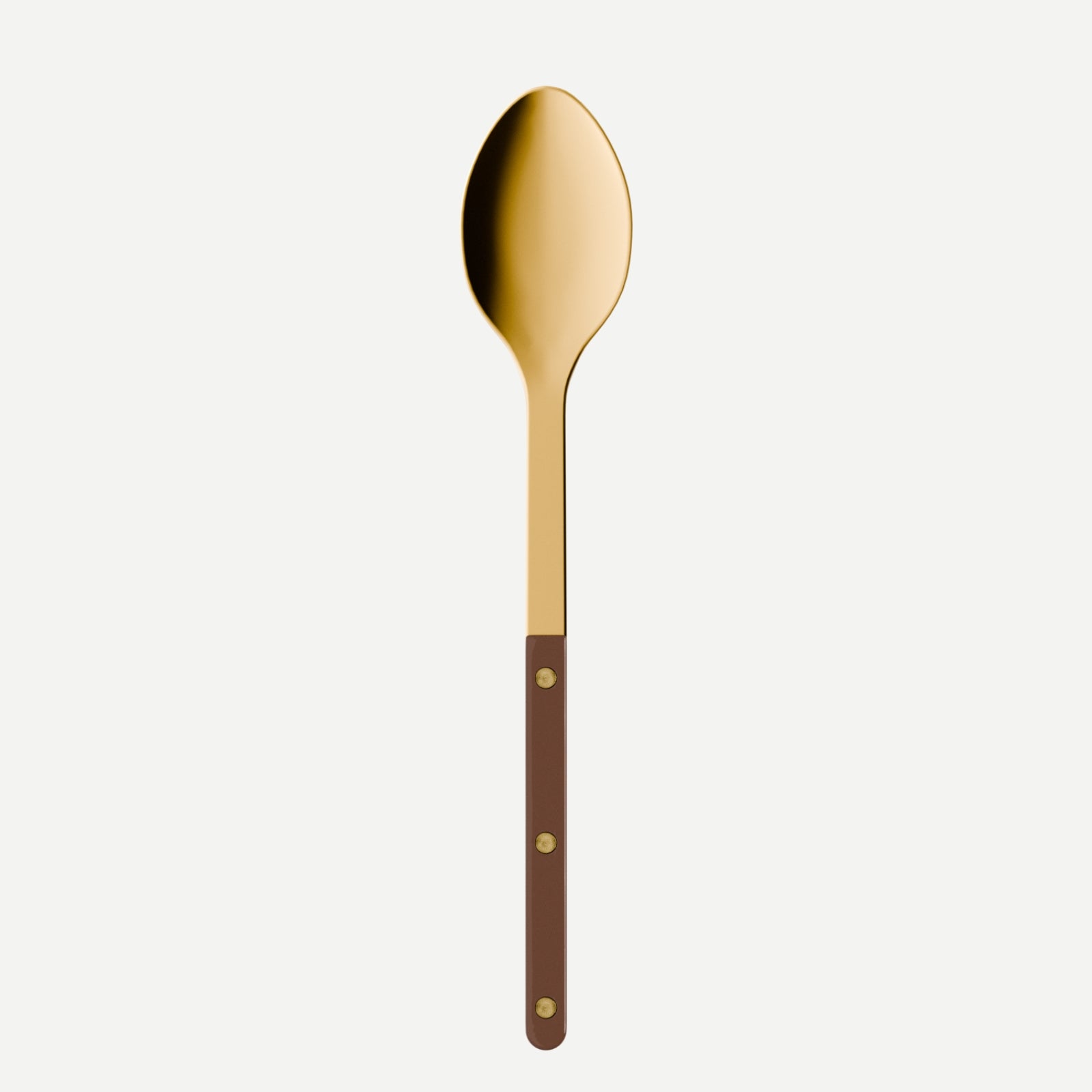 Bistrot Gold Solid, Chocolate - Serving spoon