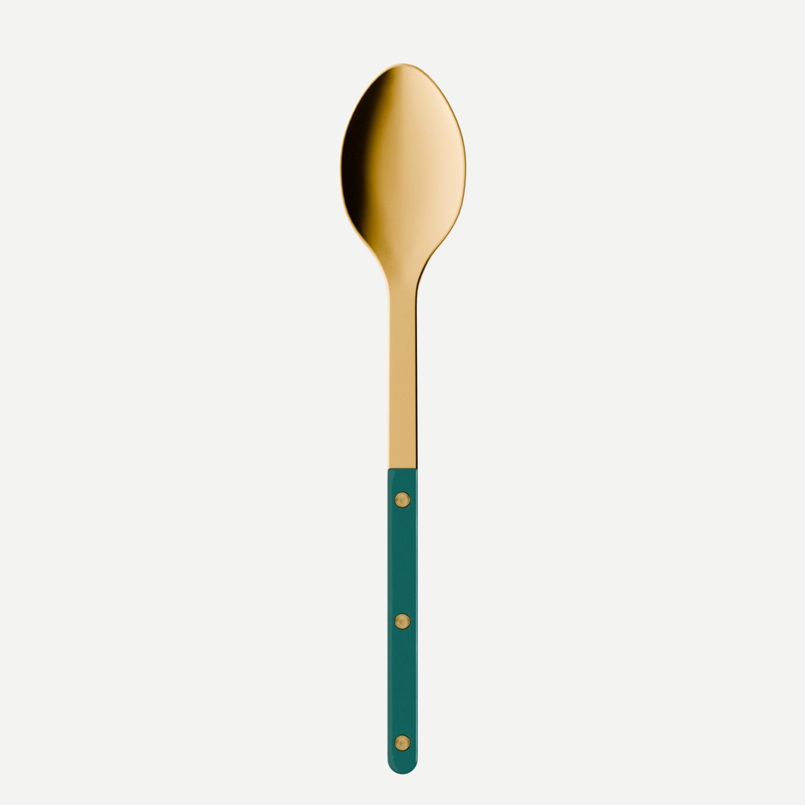 Bistrot Gold Solid, Aquamarine - Serving spoon