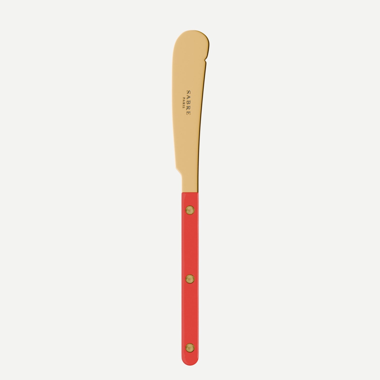 Bistrot Gold Solid, Red - Butter knife