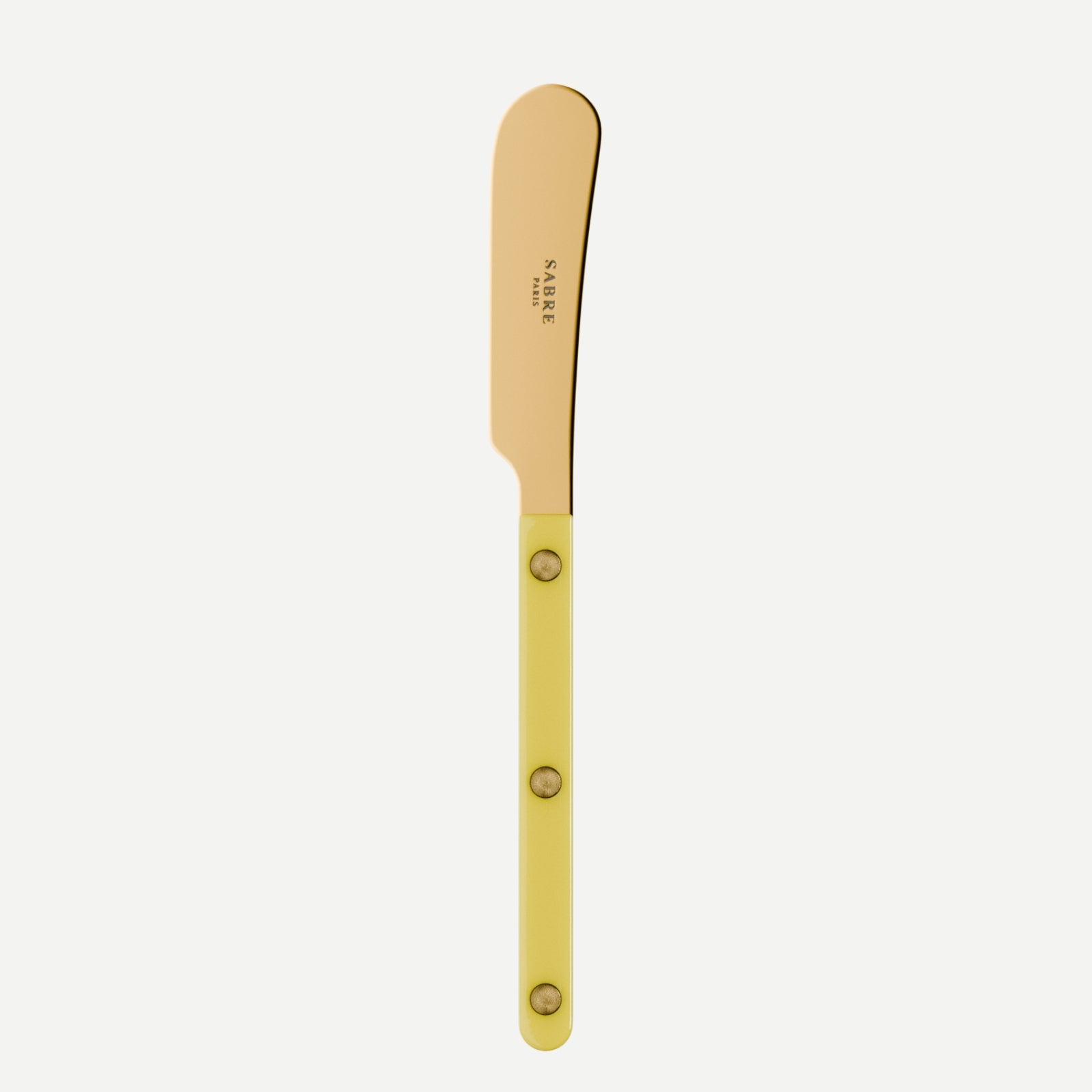 Bistrot Gold Solid, Yellow - Butter spreader