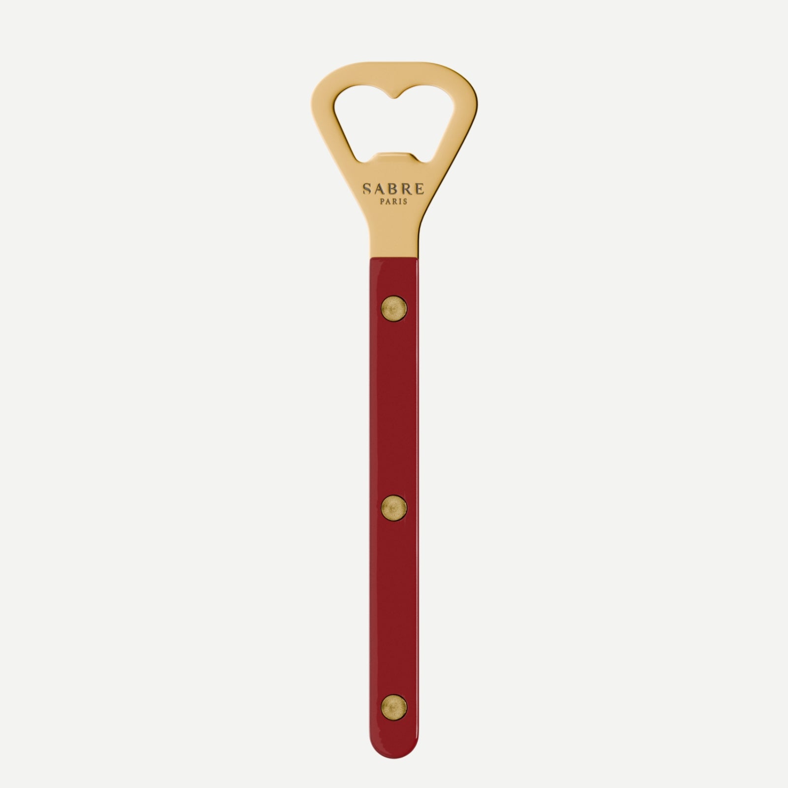 Bistrot Gold Solid, Burgundy - Bottle opener