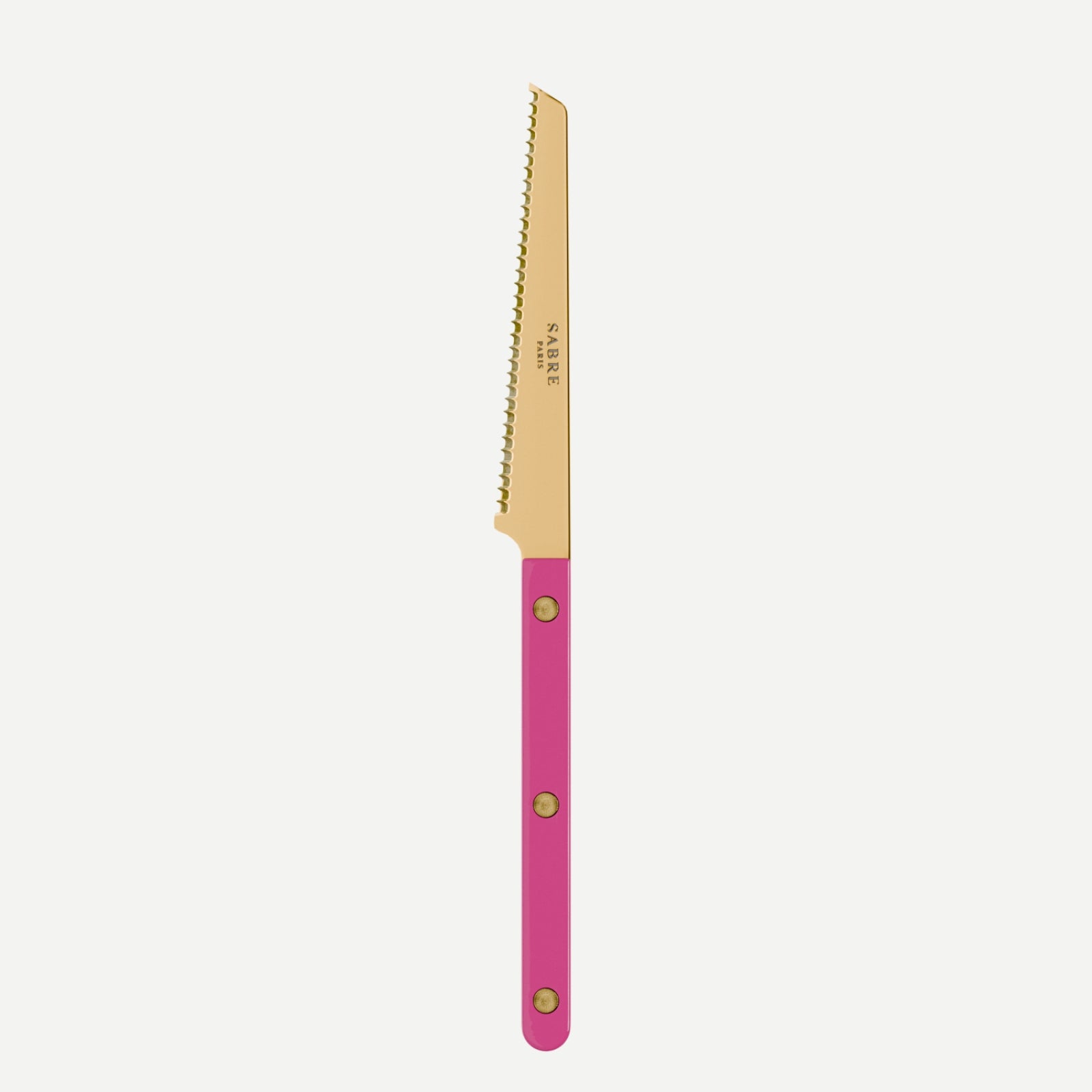 Bistrot Gold Solid, Raspberry - Tomato knife