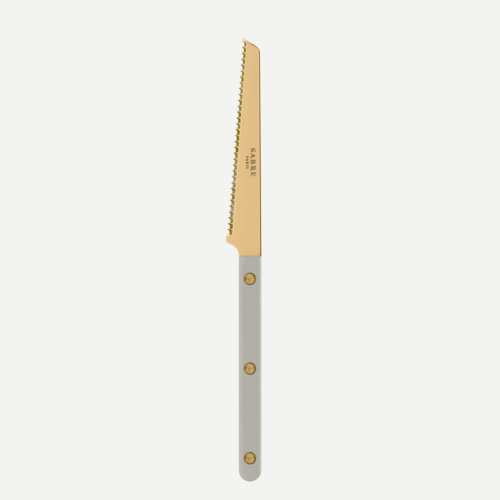 Bistrot Gold Solid, Grey - Tomato knife