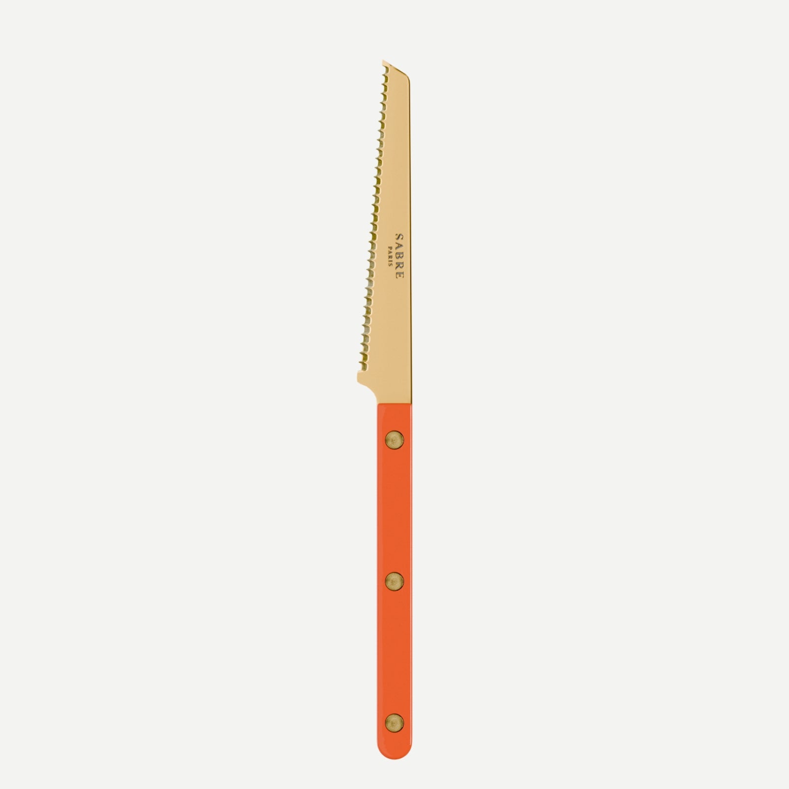 Bistrot Gold Solid, Orange - Tomato knife