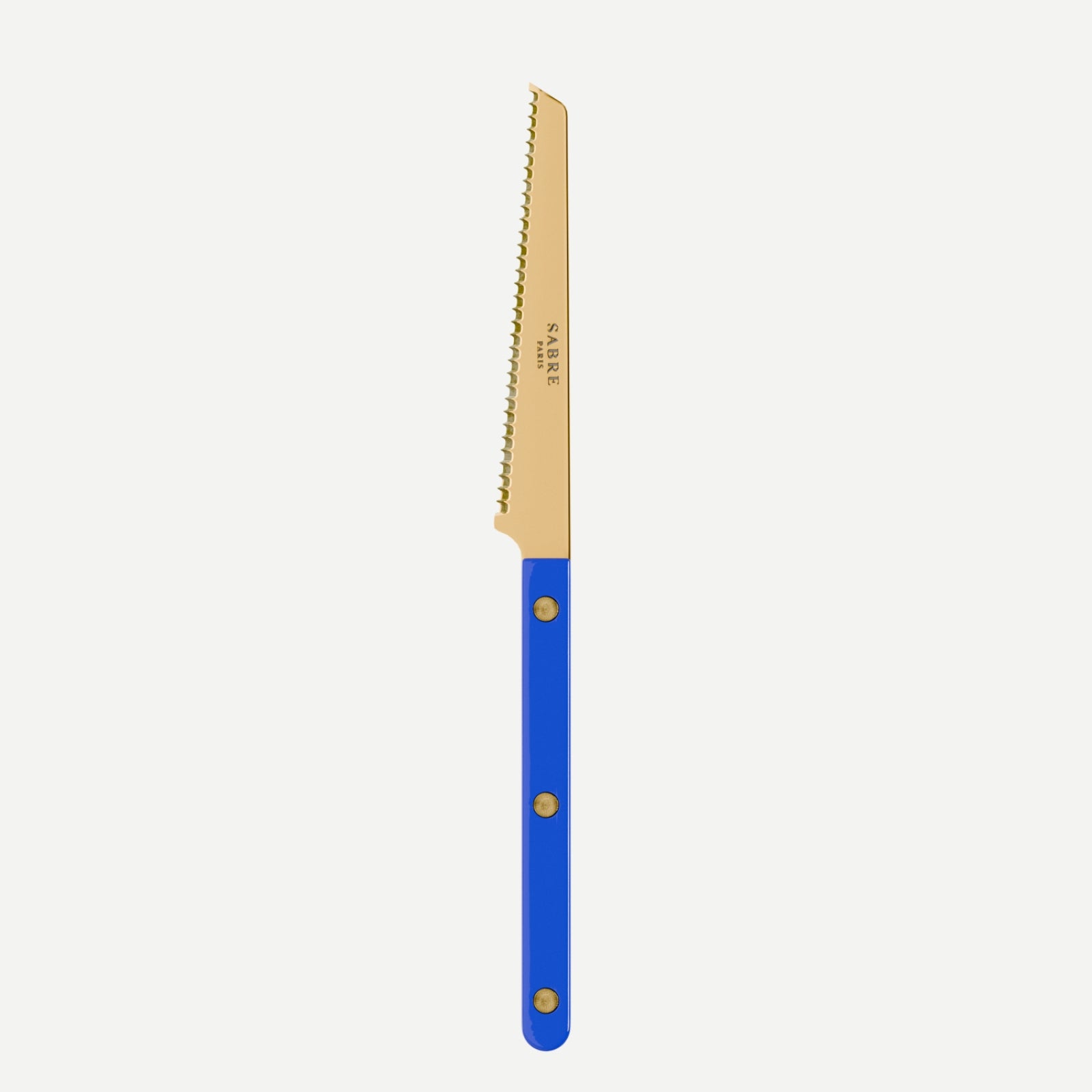 Bistrot Gold Solid, Lapis blue - Tomato knife
