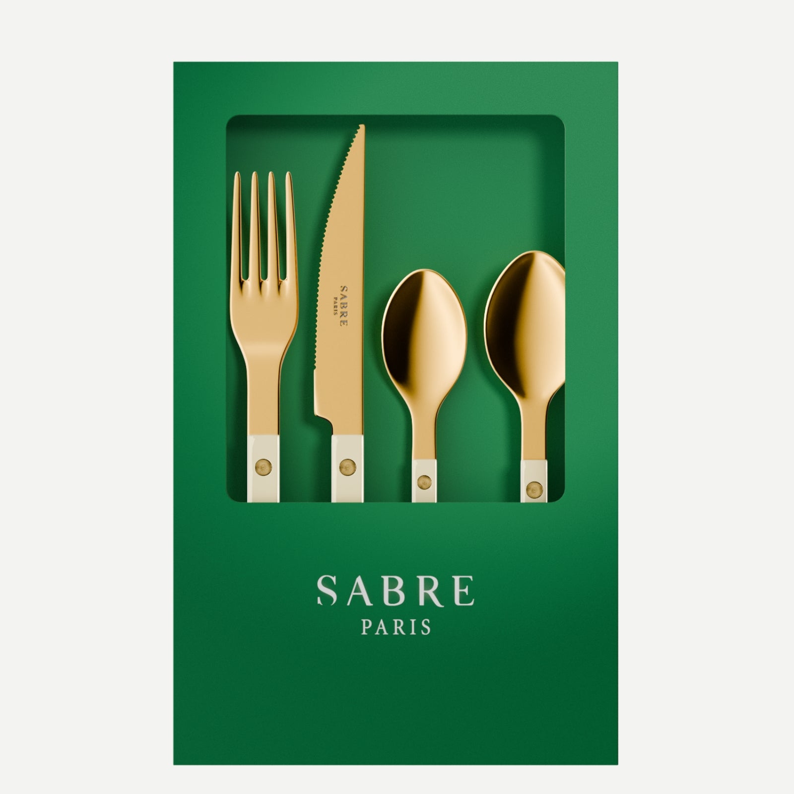 Bistrot Gold Solid, Ivory